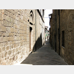 Abbadia San Salvatore - im mittelalterlichen Stadtteil, Piazza Santa Croce, 53021 Abbadia San Salvatore Sienna, Italien