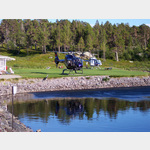 Touristische Hubschrauberflge ab Stora Sjfallet ber den Nationalpark, Nationalpark Stora Sjfallet, 827, Gllivare NV, Schweden