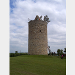 Die Eichstdter Warte, ein mittelalterlicher Wehrturm, Langeneichstdter Warte, 06268 Mcheln (Geiseltal), Deutschland