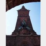 Das Barbarossadenkmal auf dem Kyffhuser, Kyffhuser-Denkmal, Kyffhuser, 06567 Steinthaleben, Deutschland