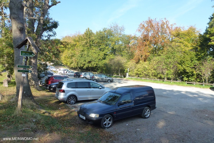  Parking at the Kyffhuser, overnight stays allowed