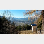 Ausblick von der Friedensglocke ins Inntal/Tirol