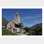 Kleine Kirche mit alten Aquarellen, 39025 Naturns Bozen, Italien