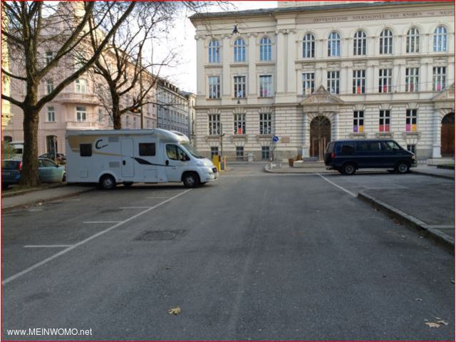 Salzburg Parkplatz Mirabell Ausfahrt1