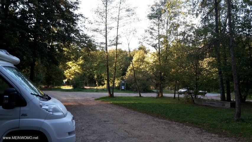 Waldparkplatz Ansicht 1 vom 5 Okt. 2018