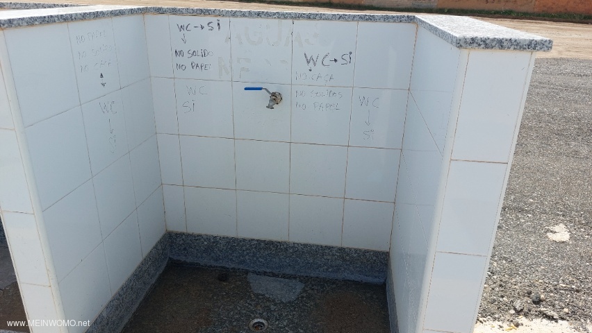 05.04.2024 Splstation fr WC  ACHTUNG: Hier nicht entleeren nur zum Splwasser benutzen.