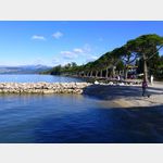 Lazise, Strandpromenade und Radweg Richtung Garda