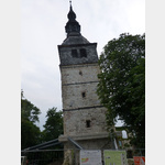 Der Schiefe Turm in Bad Frankenhausen, er ist schiefer als der Turm von Pisa.