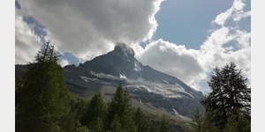 unterhalb der Nordflanke des Matterhorns