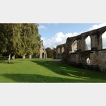 Glastonbury Abbey mit Knig Artus Grabstelle