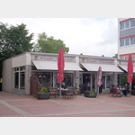 Das  Cafe Carree in der Fugngerzone in Salzgitter-Lebenstedt