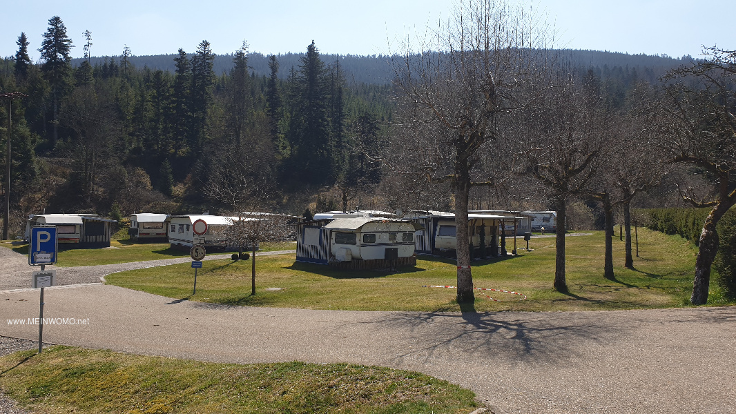 Kleiner Teil des Campingplatz