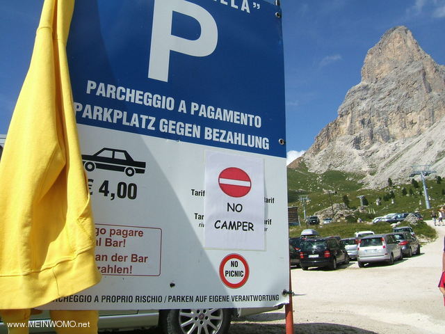  Depuis Juillet 2012, la route daccs pour les vhicules de camping est interdit.
