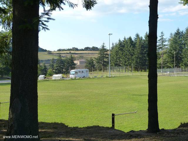  Parking directly by the sports field
