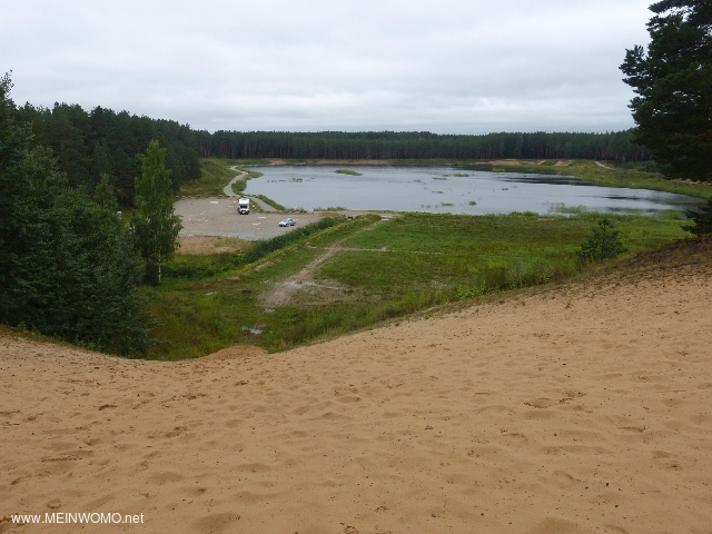  RV park seen from dune