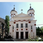 Sfanta Gheorge Vechi, die St. Georgs-Kirche Alt. Blick auf das Hauptportal.