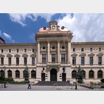 Rumnische Nationalbank, Alter Palast. Hauptportal in der Lipscani-Strae