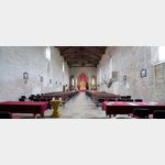 Franziskanerkloster. Innenraum, Blick zum Altar