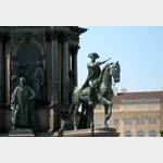 Wien, Maria-Theresia-DenkmalReiterstandbild Graf Laudon