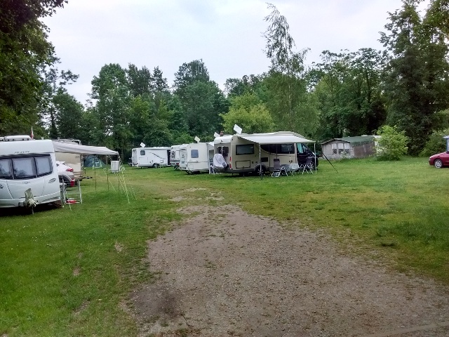 auf dem Campingplatz