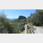 Mountainbike Weg entlang der Sarca