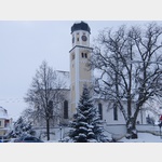Kirche Bergheim im Winter