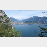 MTB Tour Torbole - Pregasina - Blick auf den Gardasee, Riva, den Monte Brione und Torbole