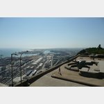 Blick vom Montjuic auf den neuen Hafen, Cam del Mar, 08038 Barcelona, Spanien