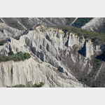 Erosionsrinnen von Bagnoregio aus aufgenommen