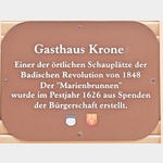 Info am Gasthaus Krone