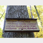 Historische Walddusche im Pflzer Wald - Sdliche Weinstrae
