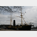zu besichtigendes Schiff im Marinemuseum Den Helder