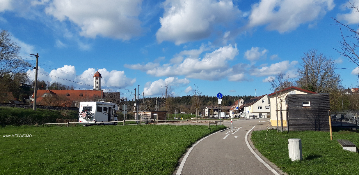 Parkeringsplats i Jagstzell