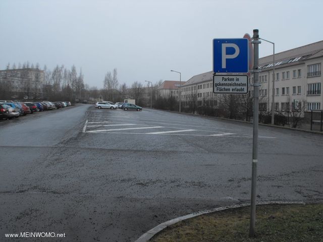Einfahrt Messeparkplatz