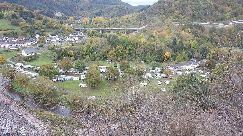 Campingplatz aus der Ferne
