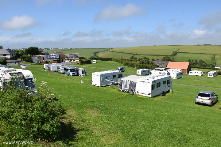  View of the camping area.
