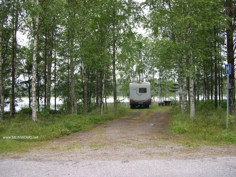  Area di sosta a Ljungdalen, una notte  possibile
