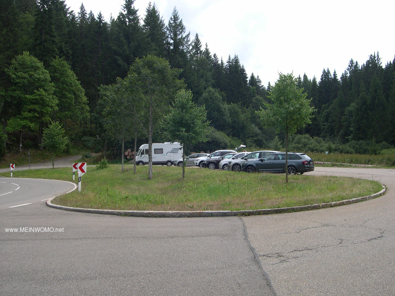   Hiking car park also for overnight stays    