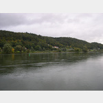 Blick ber die Donau am Morgen