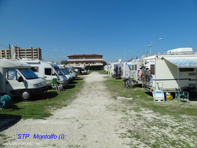 61037 Mondolfo-Marotta (Italien), Stellplatz Area di Sosta Camper Marotta.