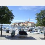 Rovinj - Blick vom Hafen auf die Altstadt, Joakima Rakovca, Rovinj, Kroatien