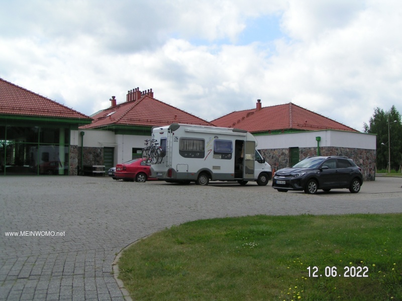    Parking at the tourist information    