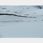 Eine Skilanglauf-Veranstaltung in 1.300 Metern Seehhe am 22. Juni! 14 Tage zuvor hatte es hier noch geschneit.