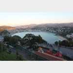 Blick vom Monte Igueldo auf die Bucht von San Sebastian