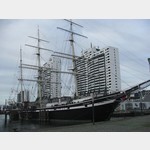 Bremerhaven-Seute Deern - Restaurant ist auf dem Schiff De Seute Deern