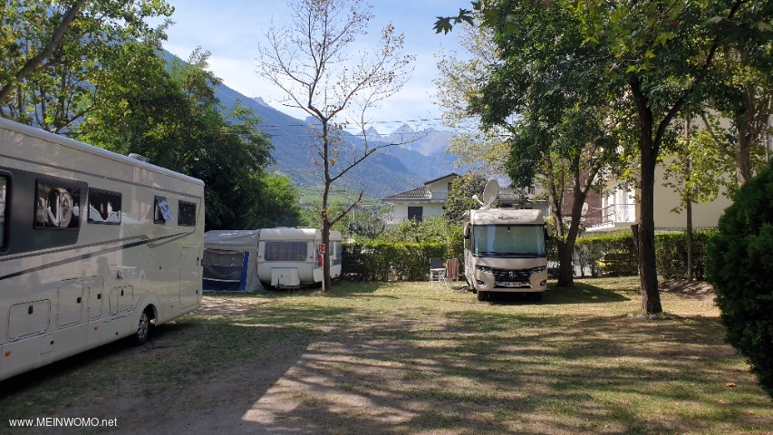 There is also space for a large motorhome