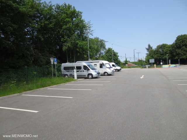  Schwerin / parking space at the station in May 2013