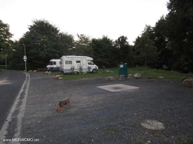 Vorey / Stellplatz am Camping Les Moulettes im Sept. 2014