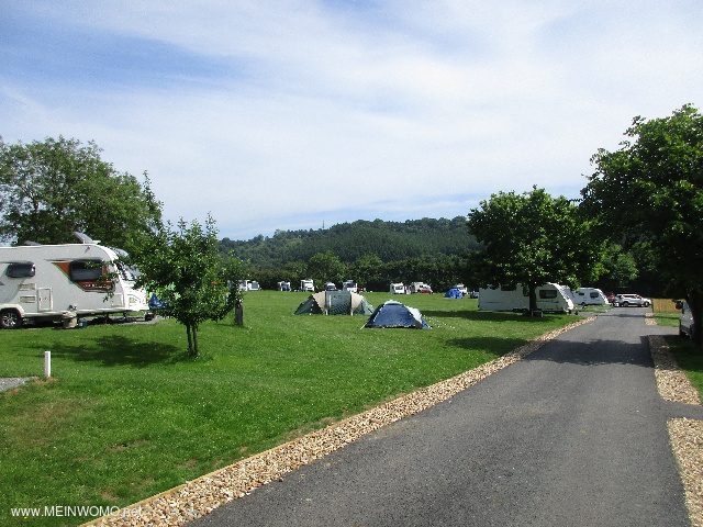  Romsley / Clent Hills Camping en Caravanning Club-site in juni 2018.