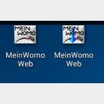 Screenshot MeinWoMo Apps